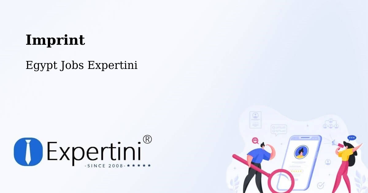 Imprint – Arish - Egypt Jobs Expertini