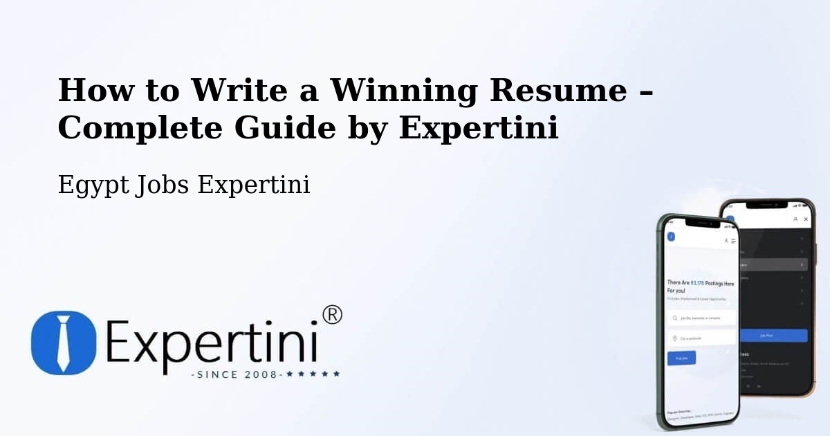 Resume Writing Guide for Job Seekers – Arish - Arish, Egypt Jobs Expertini